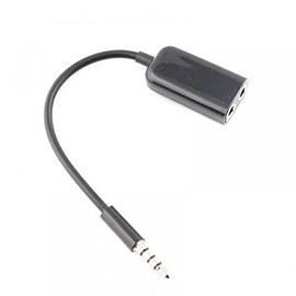Mr. Gadget's Solutions Earphone/Headphone 3.5mm Audio Splitter/Divider – Black