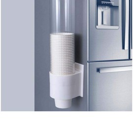 HKeeper Large Disposable Cup Holder Wall Mounted,Cup Dispenser, Paper or Plastic Cup Organizer, Including Magnet for fix (L is Suitable for 8-14 Ounce Cups)