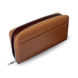 Interestring Wallet, Men's, Long Wallet, Tochigi Leather, Genuine Leather, Large Capacity, YKK Zipper, Made by Top Craftsmen, Anti-theft Wallet, Coin Purse, Gentleman's Business, Fashion, Cowhide