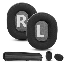 Cloud Flight Replacement Ear Pads and Headband Cover Compatible with HyperX Cloud Flight S/Cloud Flight/Cloud Stinger Core/Cloud Stinger Gaming Headsets Ear Pads Cushions (Breathable Fabric)