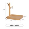 THFLSTR Solid Beech Wood Key Tray and Bowl for Entryway