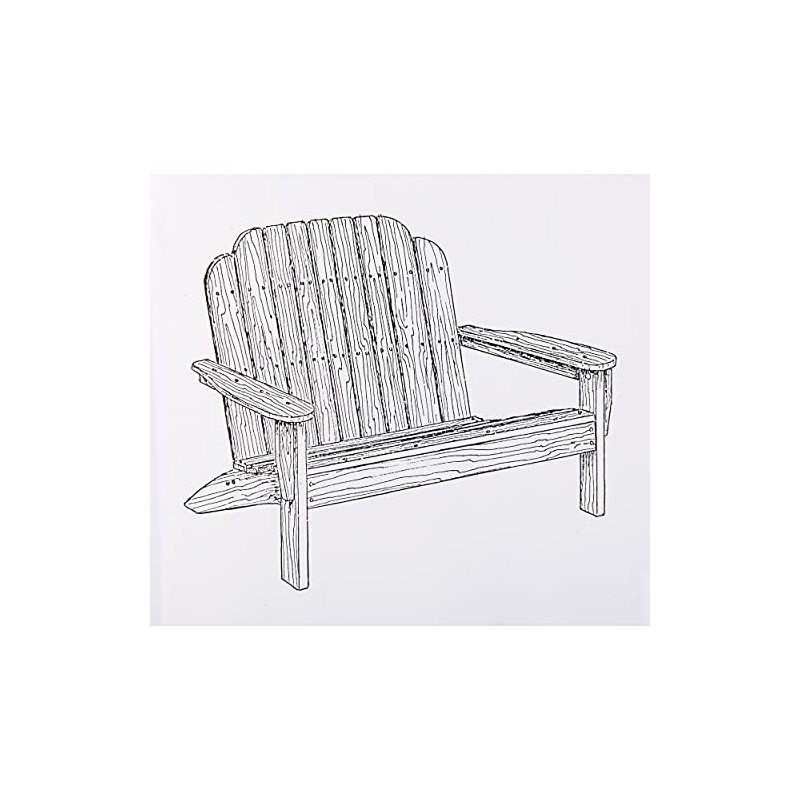 WOODCRAFT Project Paper Plan to Build Adirondack Loveseat - Material