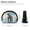 Zanxiantu Polar Bear Mini Cosmetic Bag for Purse Change Pouch