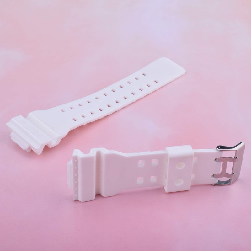 Natural Resin Replacement Strap for Casio Men G-Shock G-8900/GLS-8900/GR-8900/GW-8900/GW-9300/GW-9110/GD-100/GD-110/GD-120/GA-150/GA-3 00/GLS