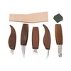 Walnut Wood Carving Knife Non Slip Comfortable Wood Carving Whittling