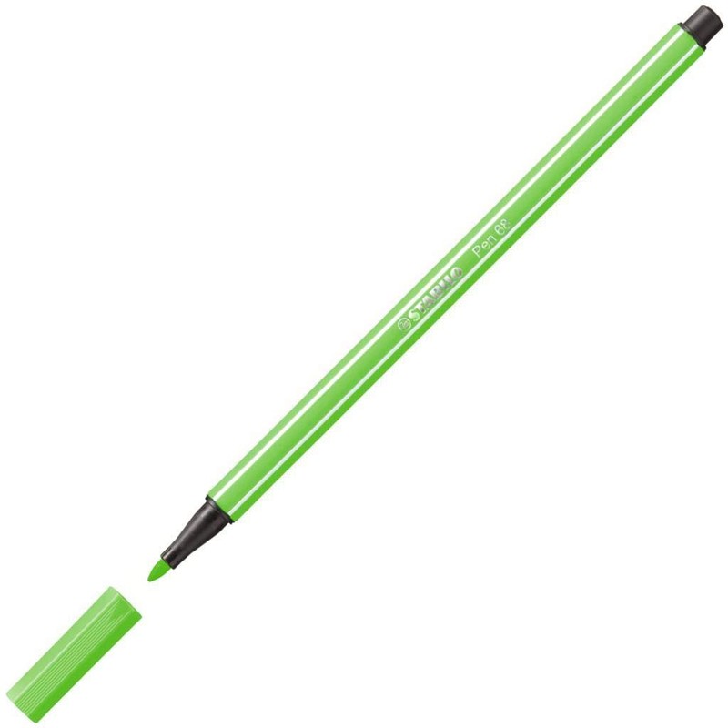 Stabilo Set of 3Drawing Pens Pen 68Paste Medium 1mm–Leaf Greenaa