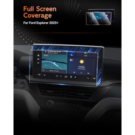 CDEFG Tempered Glass for 2025 Ford Explorer Screen Protector, 13.2 Inch Touchscreen, for Explorer 2025+ (Active, ST-Line, Platinum, ST) Accessories