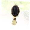 Baluue 2pcs Mini Hair Scalp Brush Boar Bristle Golden Hair