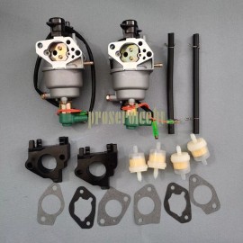 proservice4u 2X AUTO Carburetor for Honda EB6500X EM6500SXK1 EB6500SX Generator 16100-ZE3-702