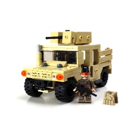 Battle Brick Army Tactical Gun Truck 4 x 4