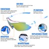LOVE'S Polarized Sports Sunglasses with 5 Interchangeable Lenes for Cycling