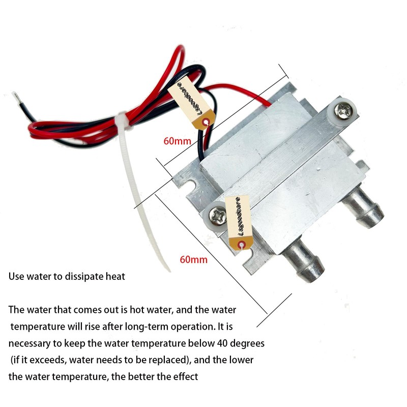 Lsgoodcare 12 V Thermoelectric Peltier Cooling System, Semiconductor Cooling Cooler,