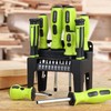 FASTPRO 21-Piece Magnetic Screwdrivers Set with Organizer Rack, Slotted Phillips