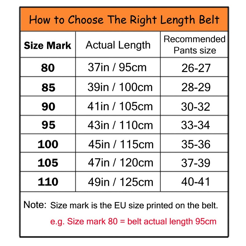 Vatee's Men Reversible Genuine Leather Replacement Belt without Buckle 40mm