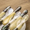 DUEBEL Set of 6 Caviar Spoons with Abalone Handle, 4"