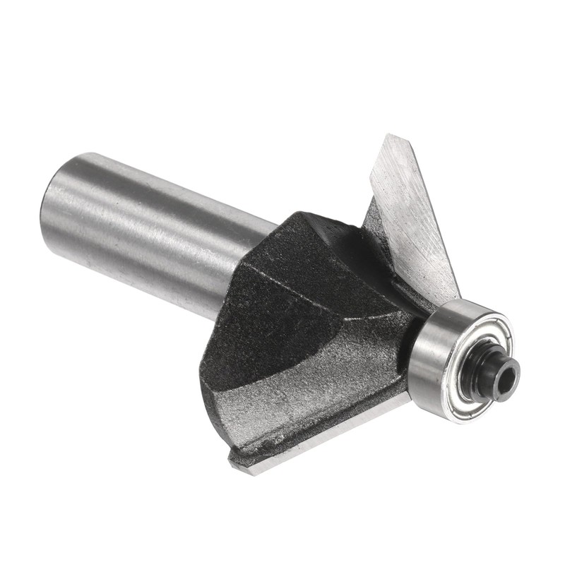 sourcing map 45 Degree Chamfer Router Bit 1/2 Inch Shank
