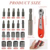 Mini Right Angle Screwdriver Set, Right Angle Phillips Magnetic with