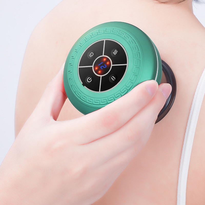 Smart Dynamic Cupping Cellulite Massager 12 Suction Levels Red LED