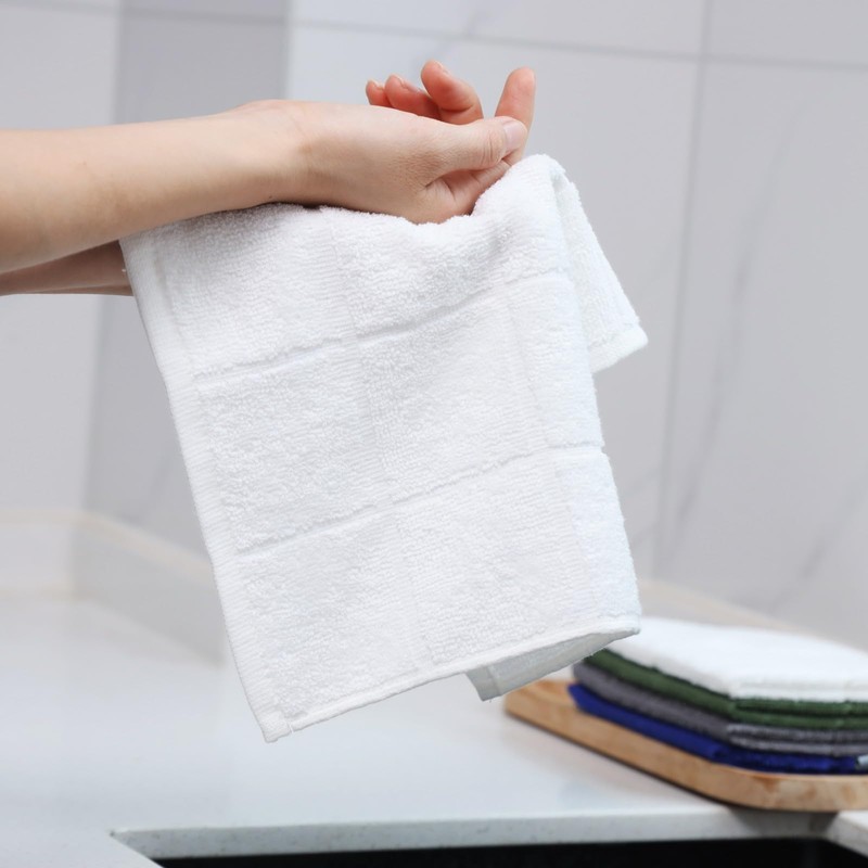 Glynniss Dishcloths Kitchen Highly Absorbent Dish Rags 100% Cotton Dish