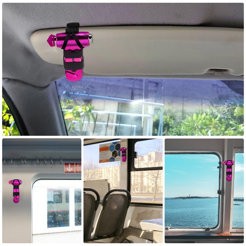 Yiader Window Breaker, 3-in-1 Emergency Escape Tool with seat Belt