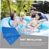 Sosoport Pe Cover Inflatable Pool for Boys and Girls Solar