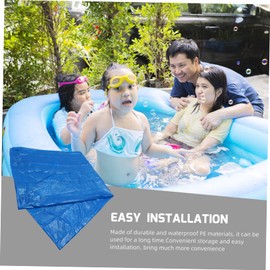 Sosoport Pe Cover Inflatable Pool for Boys and Girls Solar Pool Cover to Save Water