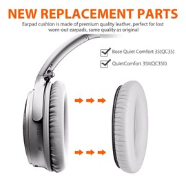 For Bose Ear Pads Foam For Bose QC35 / QC35II Over-Ear Headphone Replacement Soft Cushion