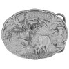 Wyoming Antiqued Belt Buckle