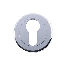 Serozzetta Escutcheon (Single) Euro Profile - Polished Chrome