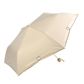 Nifty Colors 2406BG Folding Umbrella, Blackout Organza Heart Embroidered Mini