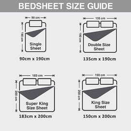 Dazzle Collection® 100% Egyptian Cotton Sheet 200 Thread Count Bed Fitted Sheet Hotel Quality Bedding Set Cotton for Caravan Campervan (Single Fitted Sheet, Black)