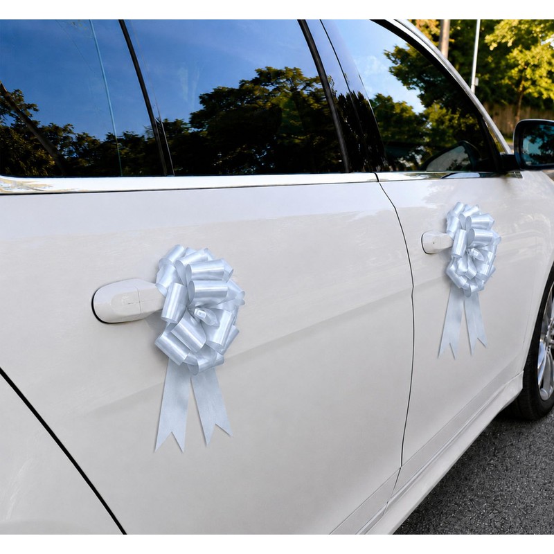 LarryRoo Wedding Car Decorating Kit – 7m Poly Ribbon with