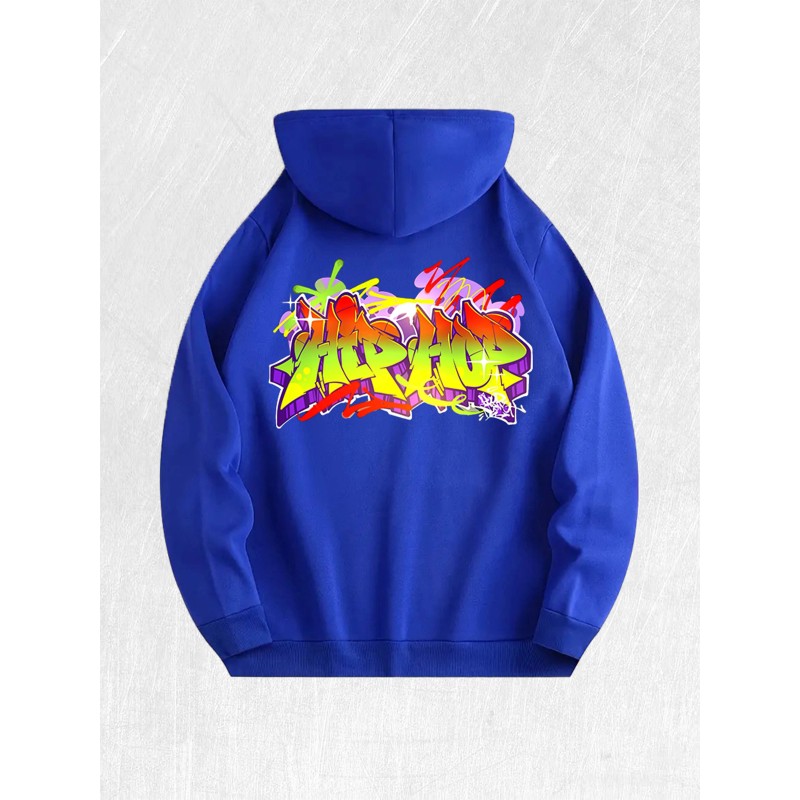 Hip - Hop Graffiti Hoodie 100% Cotton US Warehouse 7