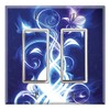 Graphics Wallplates - Electric Flower - Dual Rocker/GFCI Outlet Wall