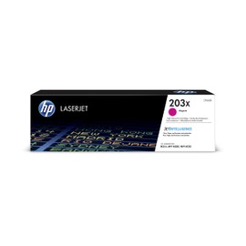 HP CF543X 203X High Yield Original LaserJet Toner Cartridge, Magenta, Single Pack