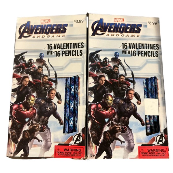 Paper Magic Group Lot of 2 Avengers Endgame 16 Valentines