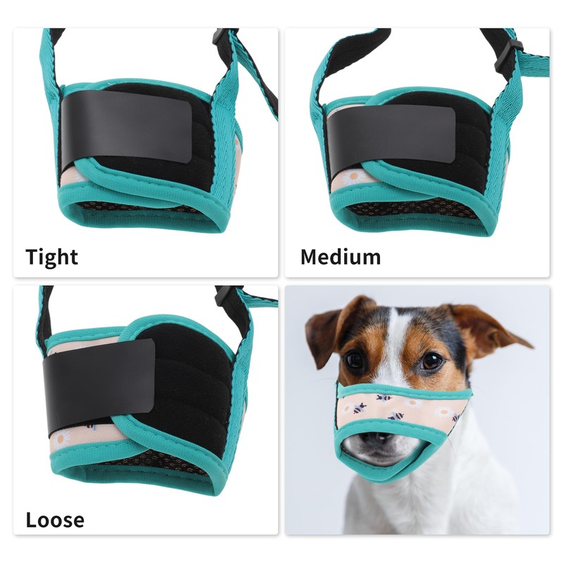 CAPASTEC Dog Muzzle Soft Dog Muzzle Breathable Muzzle for Dogs