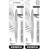 Zebra 29411 F-701 Ballpoint Stainless Steel Retractable Pen, Fine Point,