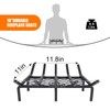 17 Inch Fireplace Grate with Ember Retainer,Cast Iron Fireplace Log