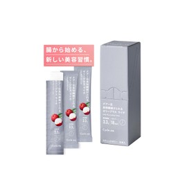 Cycle.me Stick Jelly for Easy and Delicious Fiber Removal, Gua Bean Fibers, Jelly Plus, Gua Beans, Water Soluble Fiber Inner Care (10 Pcs, Lychee)
