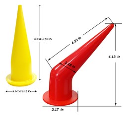 Sealing nozzle for sealing gun, durable epoxy piston sealing, reusable sealing nozzle, straight and curved sealing gun sealing nozzle(2+8 pieces)