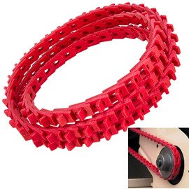 Adjustable V Belt 1/2, 1/2 Link Belt, 1/2 Inch x 5 Feet A Type 1/2 V Belt, Power Twist V Belt for Lathes, Table Saws and Other Woodworking Tool