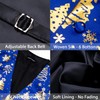 Barry.Wang Men's Christmas Vest Bow Tie Set Holiday Business Bowtie