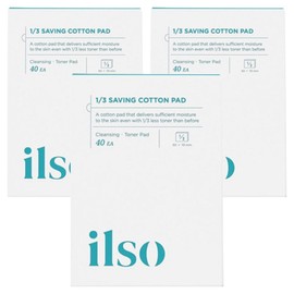 Cleansing 13 Saving Cotton Pads, 40 pieces, 3 pieces / 일소 13 세이빙 코튼 패드, 40개입, 3개