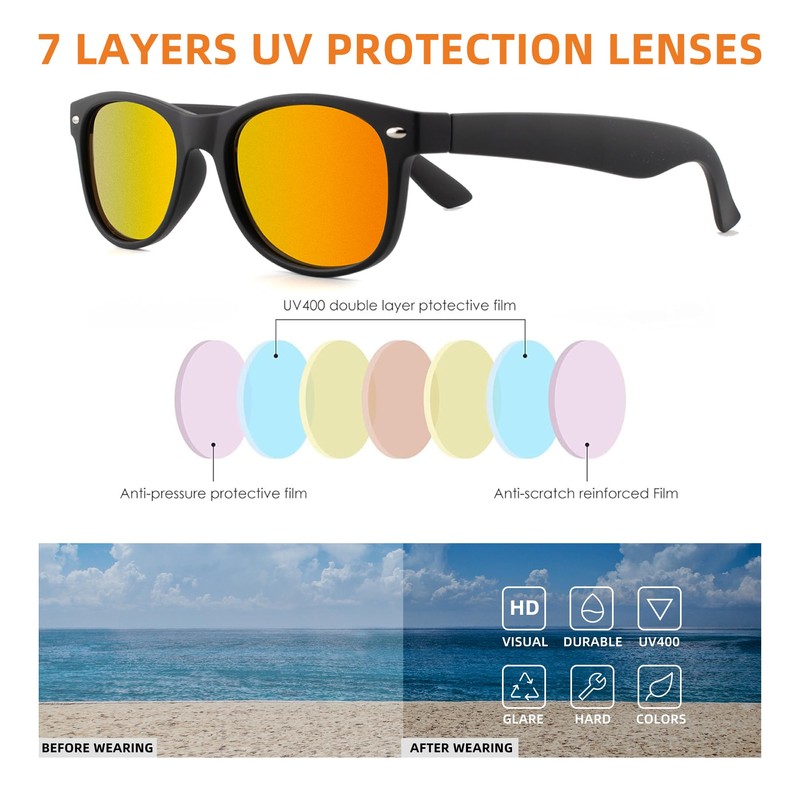 LOVIVY 2 Pack Reader Sunglasses for Men Women Classic Rectangle