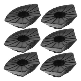 KICHOUSE Trekking Poles Tip Protectors 6pcs Rubber Cane Tips for Walking Sticks Hiking Sticks and Ski Poles