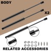 2 Pcs Gas Struts 14 Inch 24 lbs Prop Shock