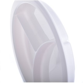 Ability Superstore White Divided Plate
