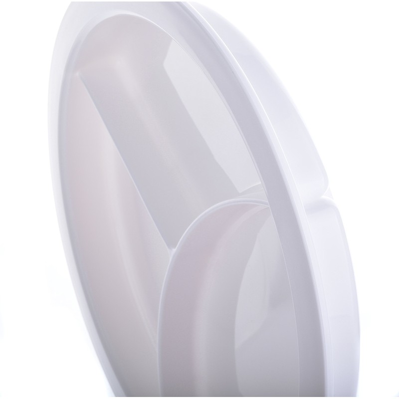 Ability Superstore White Divided Plate