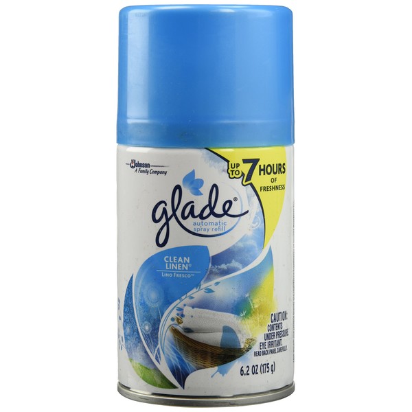 Glade Automatic Spray Refill - Clean Linen 6.2 oz. (Pack of 6)
